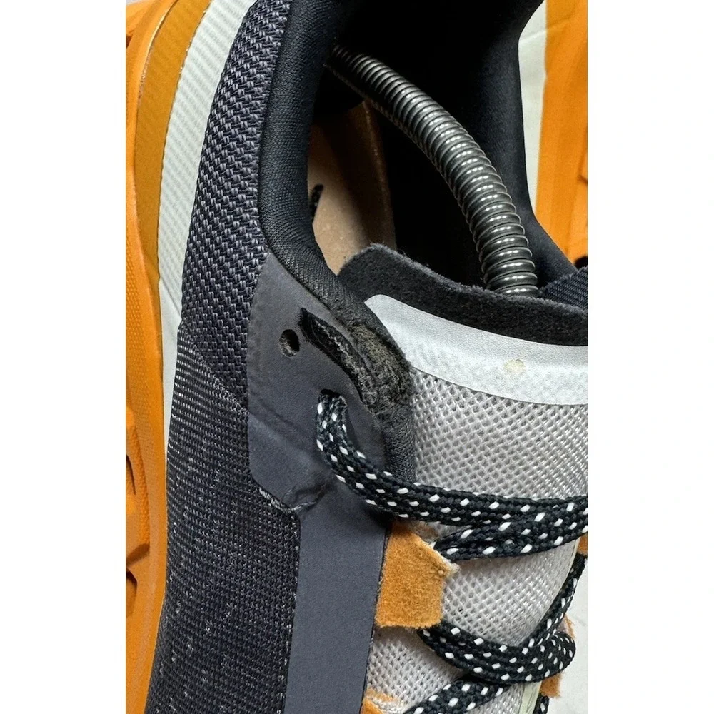 On Cloudmonster Eclipse Turmeric Orange Dark Grey 61.98656 Men's Size 12 Running